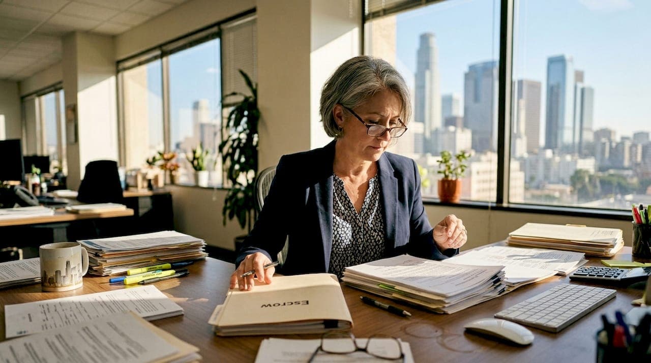 What does a closing agent do in Southern California real estate?