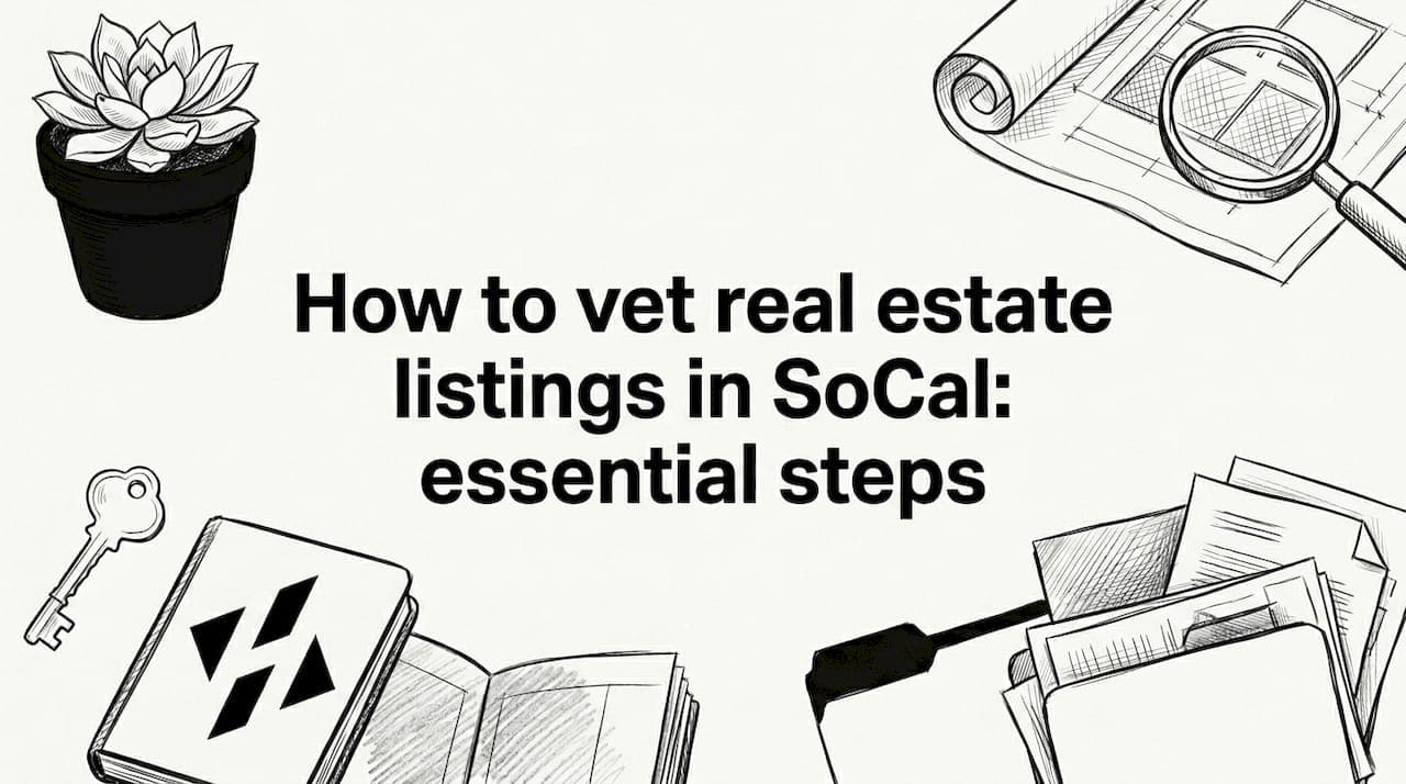 How to vet real estate listings in SoCal: essential steps