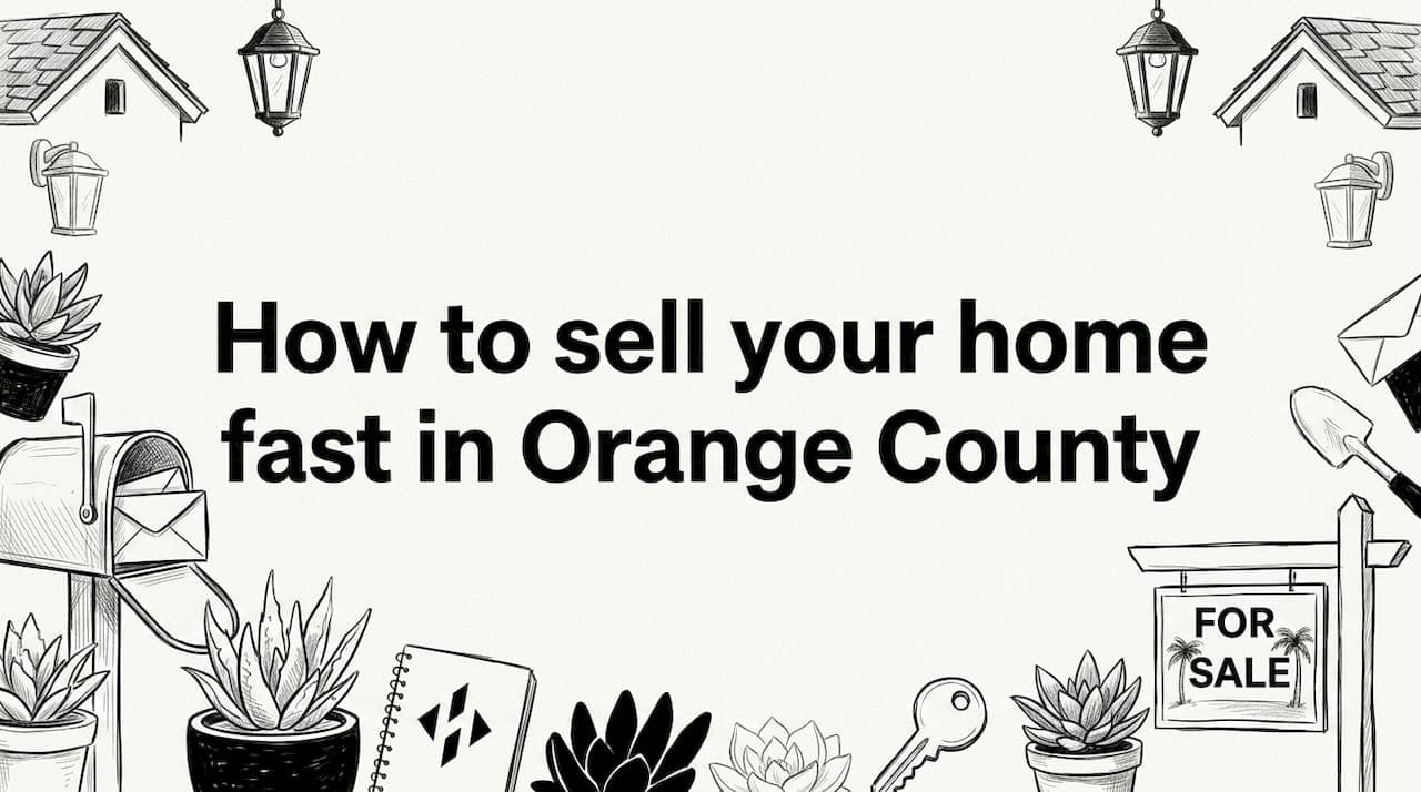How to sell your home fast in Orange County