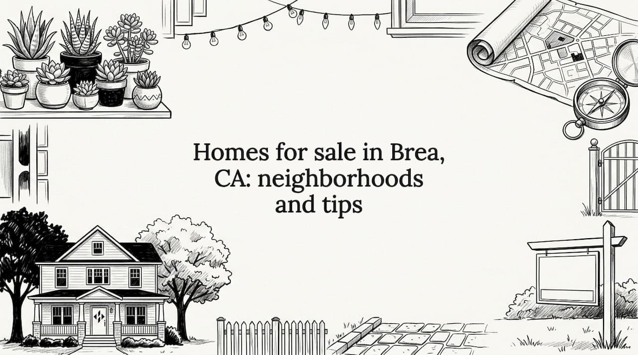 Homes for sale in Brea, CA: neighborhoods and tips