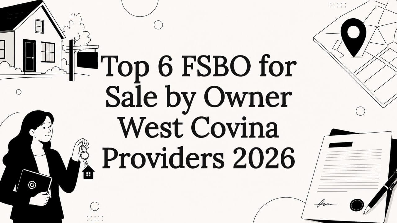 Top 6 FSBO for Sale by Owner West Covina Providers 2026