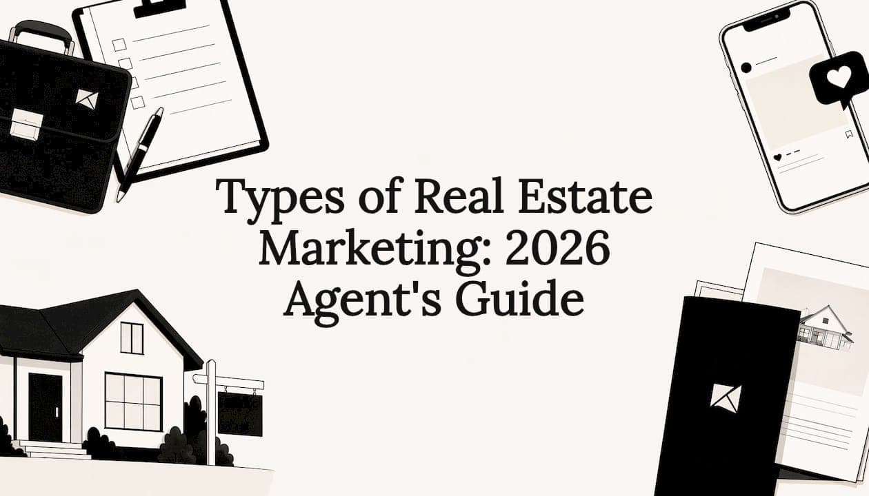 Types of Real Estate Marketing: 2026 Agent's Guide