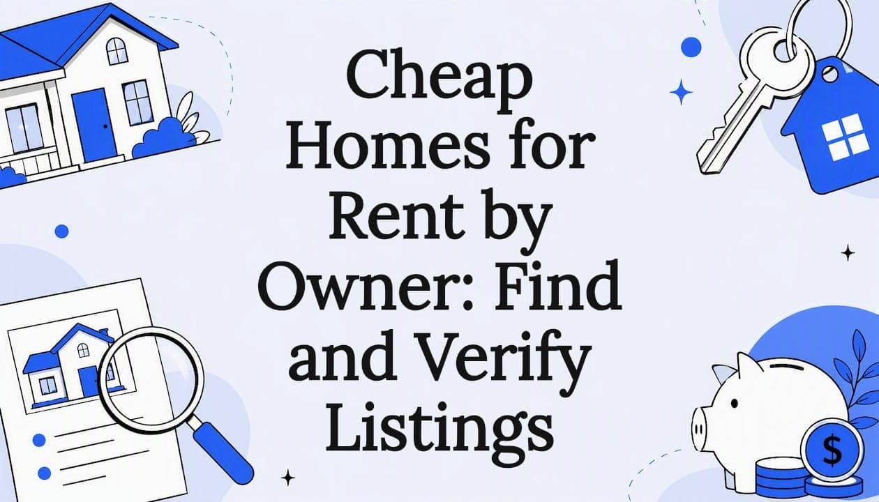 Cheap Homes for Rent by Owner: Find and Verify Listings